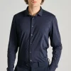 Camicia oxford tessuto blu