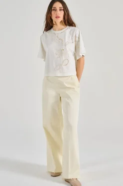 Camicia pearl suite cotton bianco