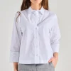 Camicia popeline stretch bianco