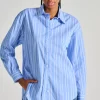 Camicia tessuto azzurro