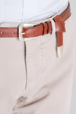 Cintura bull soft 100% pelle marrone