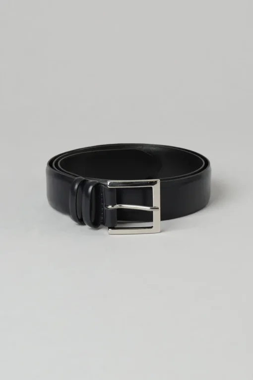 Cintura classica blu uomo