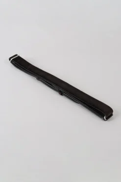 Cintura nobuckle velvet marrone uomo