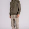 Felpa 100% cotone verde