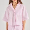 Forte forte camicia popelin cotone rosa
