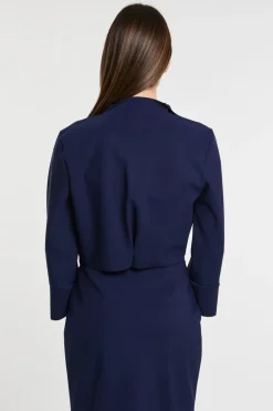 Giacca blu pa/ea morbida/elastica