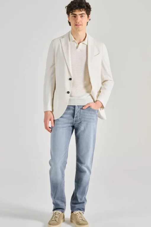Giacca cotone bianco