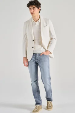 Giacca cotone bianco