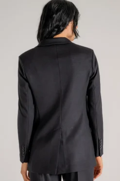 Giacca lana/cashmere/poliammide nero