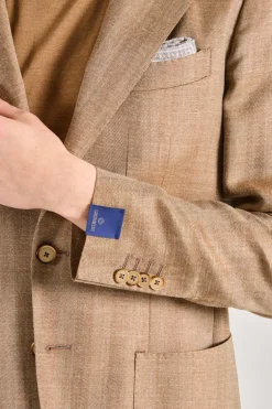 Giacca tessuto marrone