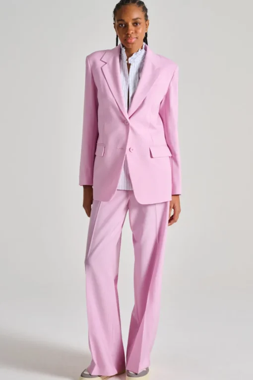 Giacca tessuto rosa