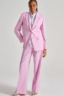 Giacca tessuto rosa