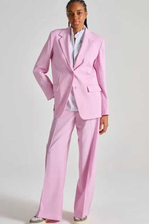 Giacca tessuto rosa