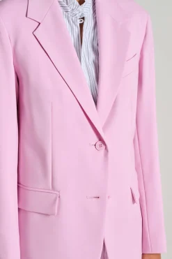 Giacca tessuto rosa