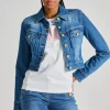 Giubbino jeans blu