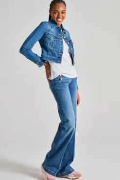 Giubbino jeans blu