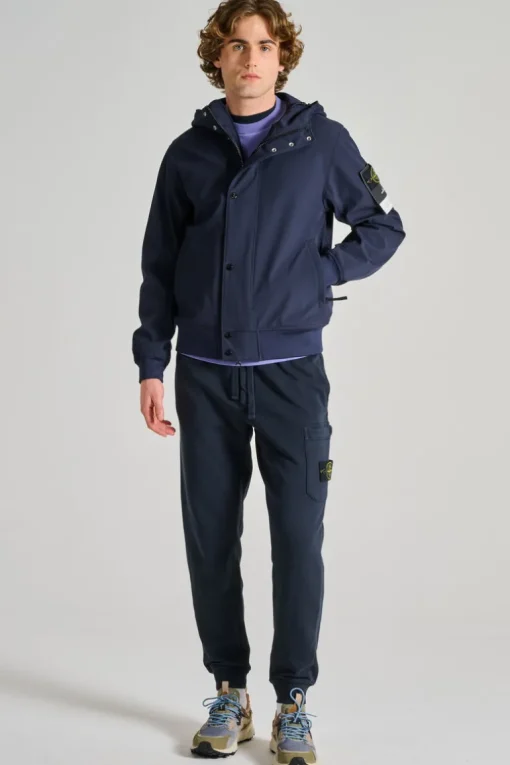 Giubbotti bomber tessuto blu