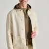 Giubbotti overshirt 100% cotone beige