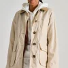 Giubbotto averie impermeabile beige