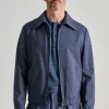 Giubbotto bomber tessuto blu