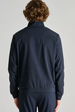 Giubbotto val tessuto blu