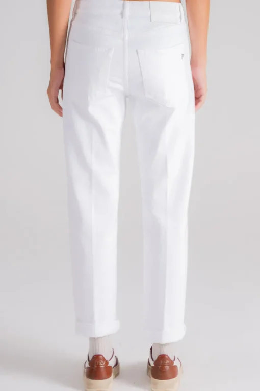 Jeans icon cotone/elastam bianco