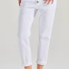 Jeans koons gioiello cotone bianco