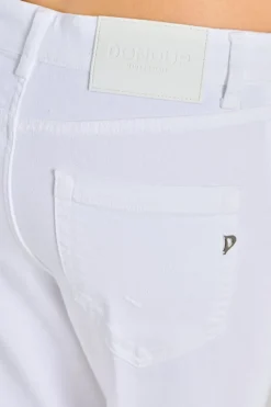 Jeans koons gioiello cotone bianco