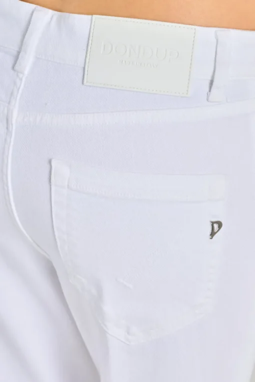 Jeans koons gioiello cotone bianco