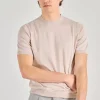 Maglia cotsilk beige