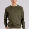 Maglia tiger lana merinos verde