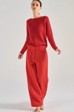 Max mara maglia tessuto rosso
