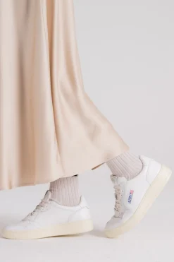 Medalist low wom leat leat bianco donna