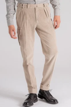 Pantalone 100% cotone velluto a coste regular fit
