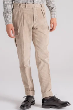 Pantalone 100% cotone velluto a coste regular fit