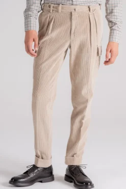 Pantalone 100% cotone velluto a coste regular fit