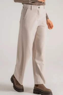 Pantalone beige donna