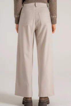 Pantalone beige donna