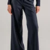 Pantalone blu donna