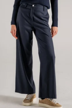 Pantalone blu donna