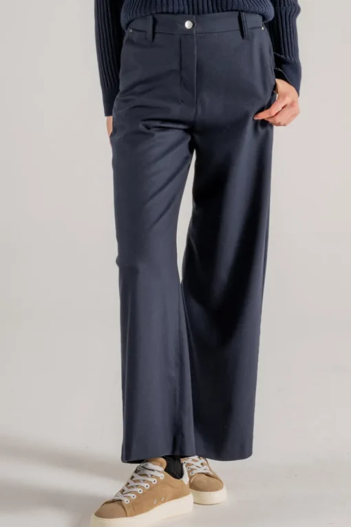 Pantalone blu donna
