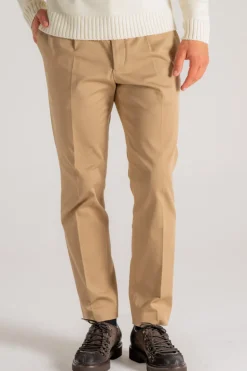 Pantalone new chino 1p beige uomo