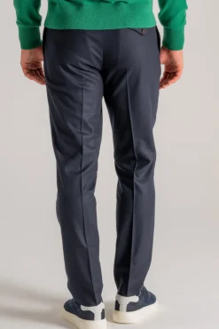 Pantalone new chino 1p blu uomo