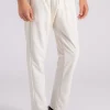 Pantalone velluto a coste bianco