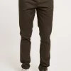 Pantalone ventre piatto 98% cotone 2% elastan marrone