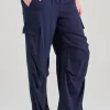Pantaloni colline tessuto blu
