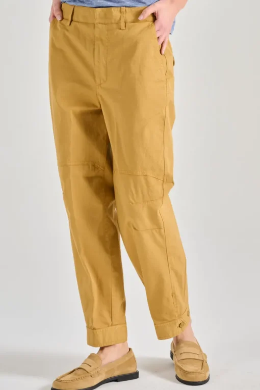 Pantaloni laurie tessuto marrone