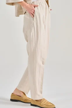 Pantaloni nobu b bianco