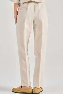 Pantaloni nobu b bianco