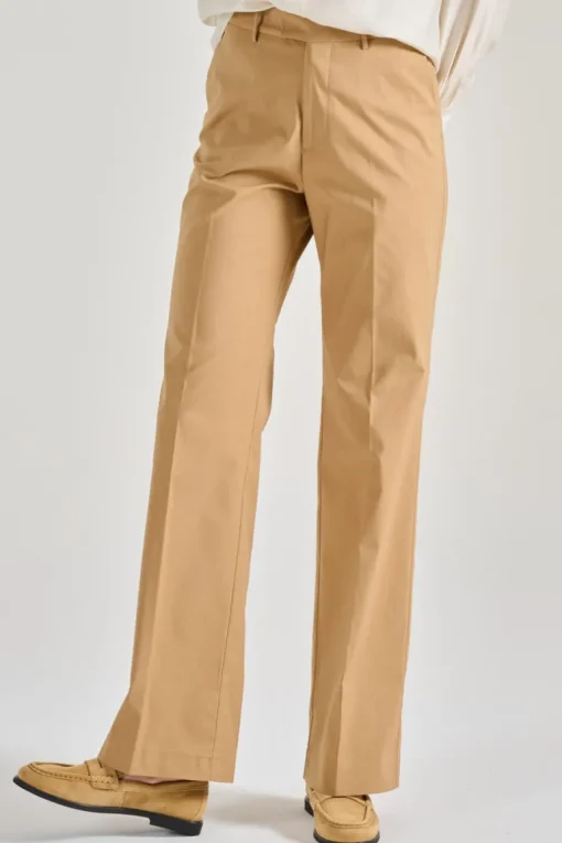 Pantaloni patrizia tessuto beige
